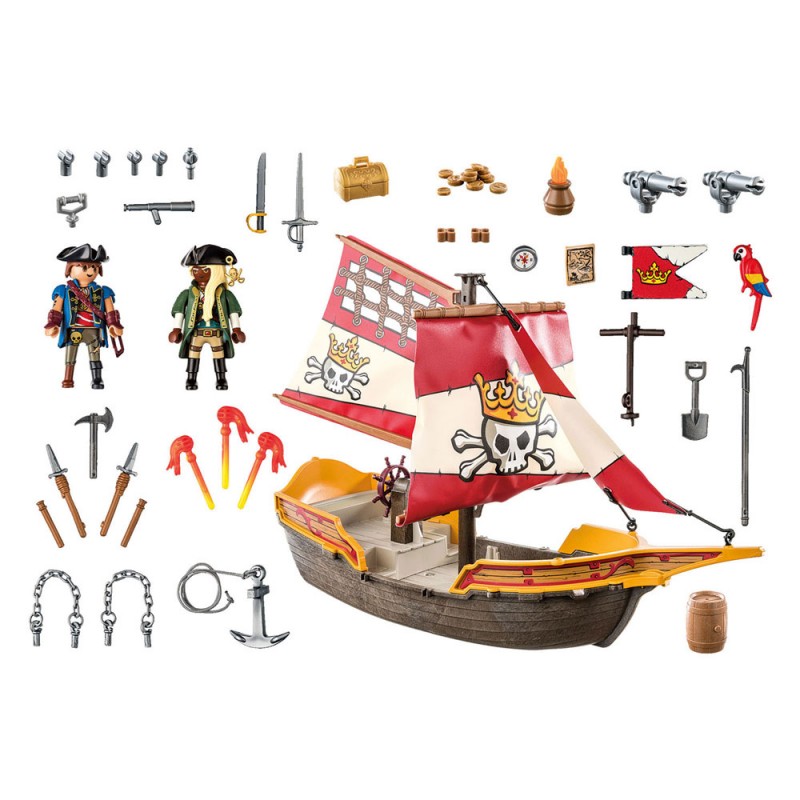 PLAYMOBIL PIRATI NAVE PIRATI 71418