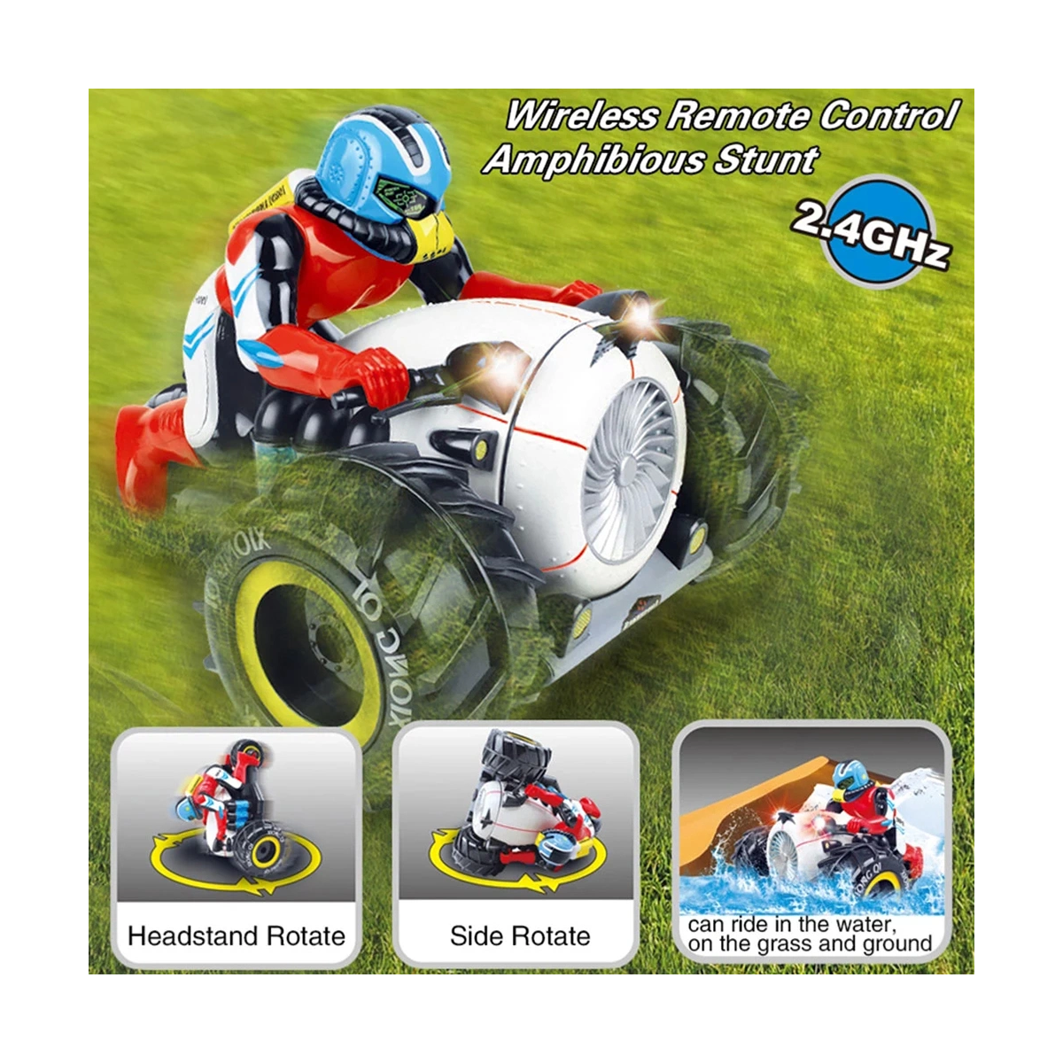 STUNTS AMPHIBIOUS MOTO R/C
