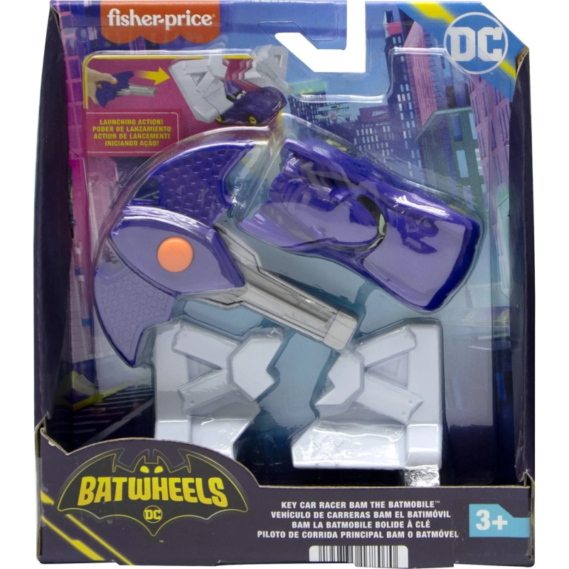 BATWHEELS BATMOBILE CON LANCIATORE