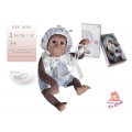 REBORN SCIMMIETTA AZZURRA CON CUCCIO E CUSCINO 36CM. 36303