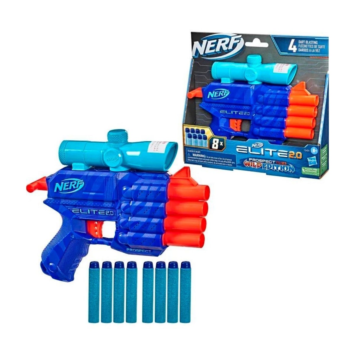 NERF ELITE 2.0 PROSPECT QS-4 WILD EDITION