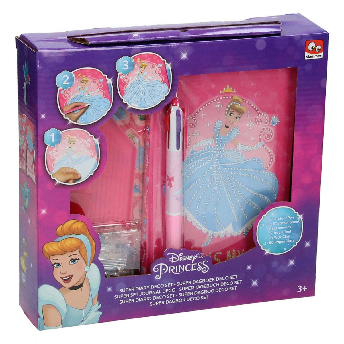 PRINCESS CENERENTOLA DECORA ILTUO DIARIO