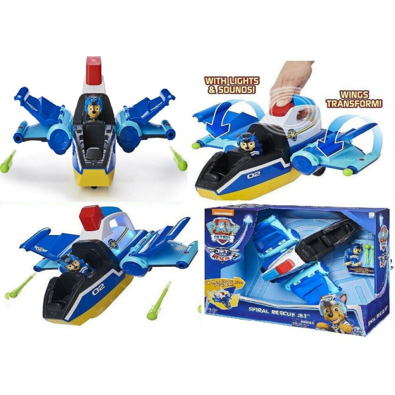 PAW PATROL SPIRAL RESCUE JET