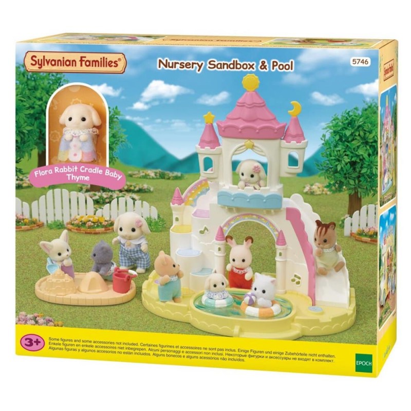 SYLVANIAN FAMILIES PISCINA E SABBERIA DELL'ASILO