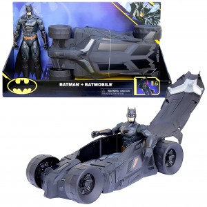 BATMAN CON BATMOBILE MAXI