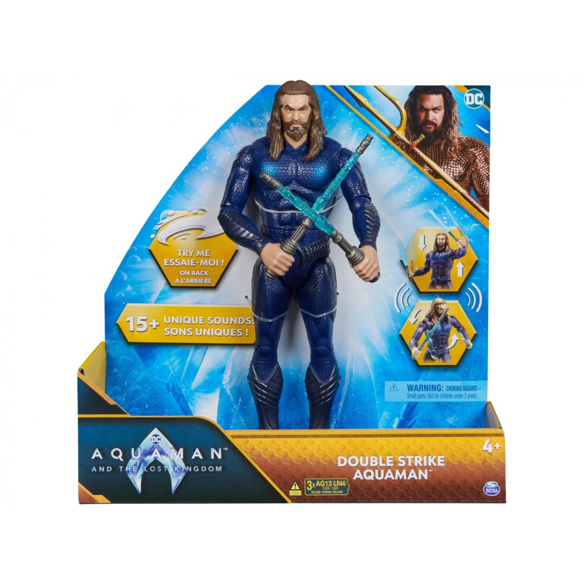 AQUAMAN DOUBLE STRIKE PERSONAGGIO 40CM.
