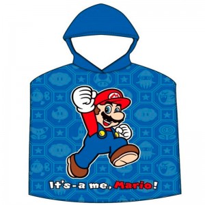 SUPERMARIO PONCHO MARE IN COTONE