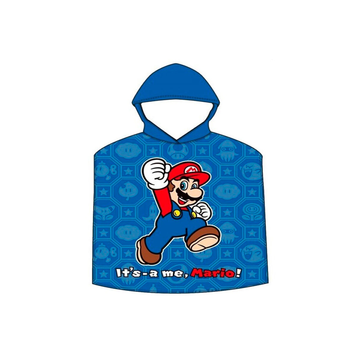 SUPERMARIO PONCHO MARE IN COTONE