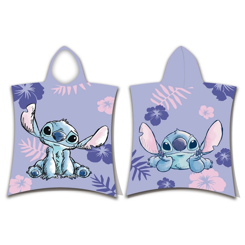 STITCH PONCHO MARE IN COTONE