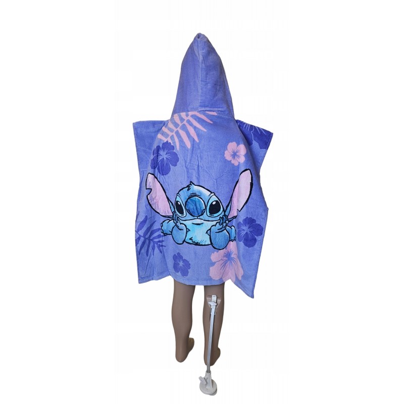 STITCH PONCHO MARE IN COTONE
