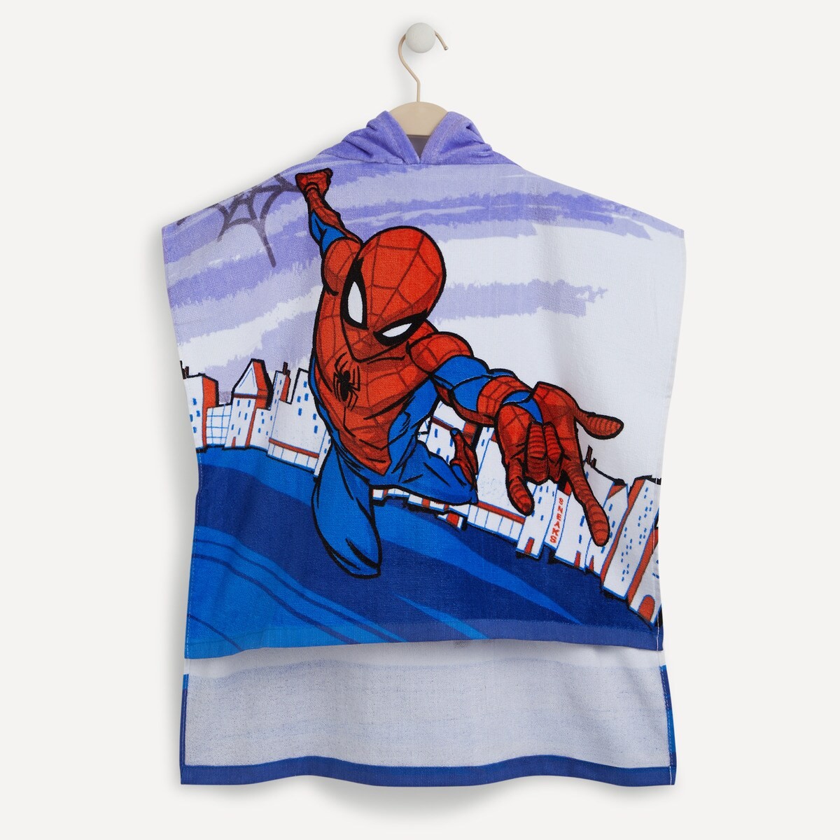 SPIDERMAN PONCHO MARE IN COTONE