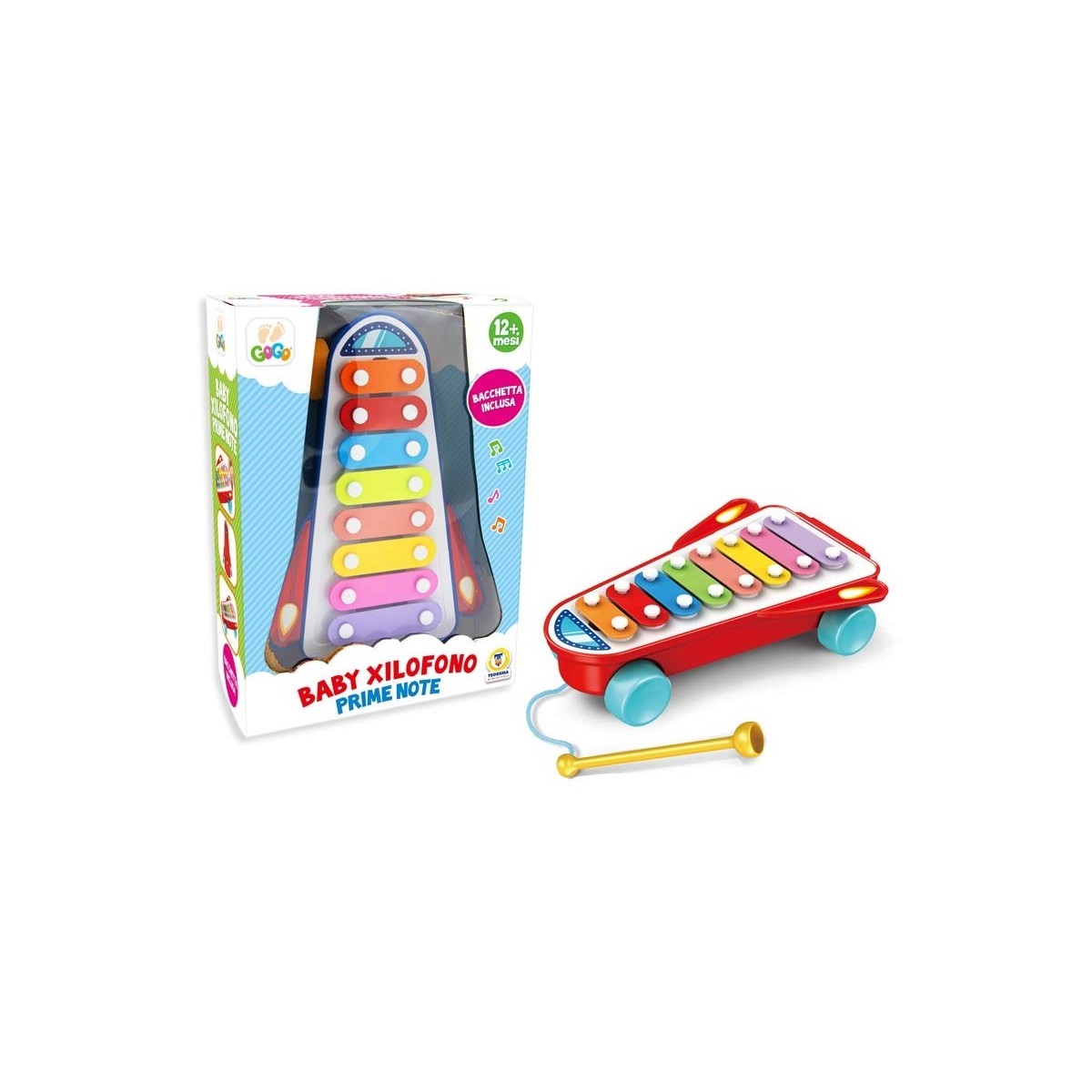 GOGO - BABY XILOFONO TRAINABILE 2 COLORI ASS