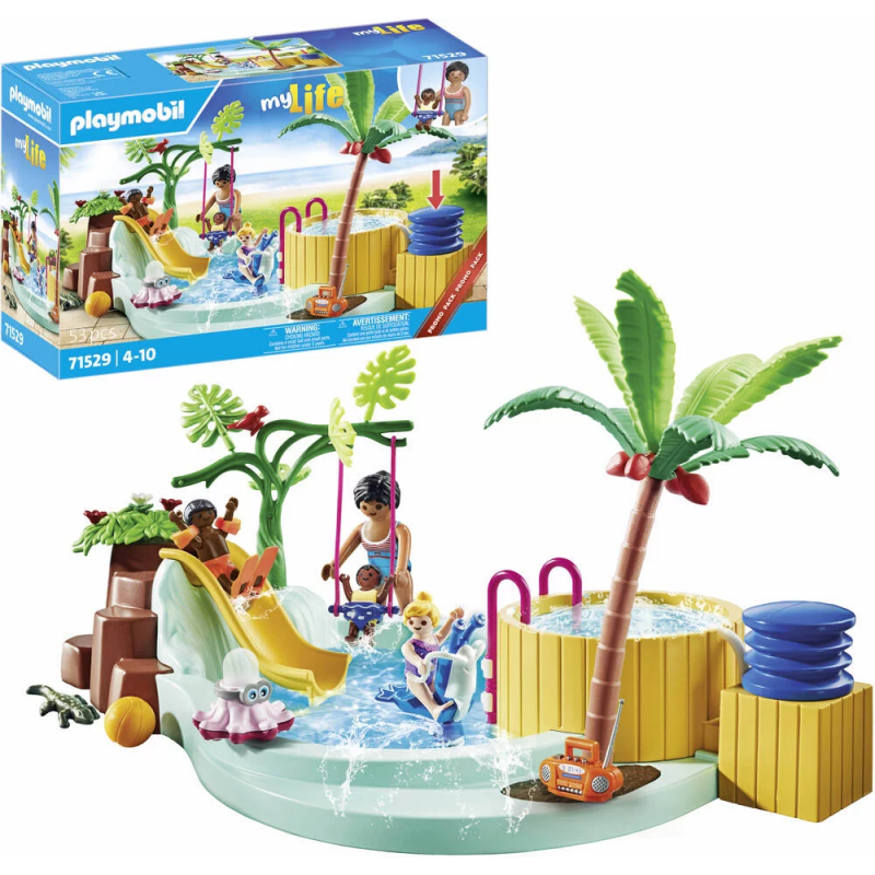 PLAYMOBIL PISCINA CON VASCA IDROMASSAGGIO 71529