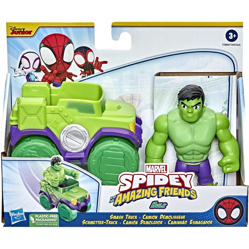 SPIDEY HULK CON AUTO DISTRUZIONE