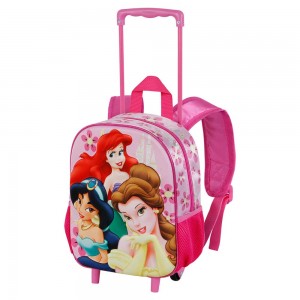 TROLLEY ZAINO ASILO PRINCIPESSE 3D