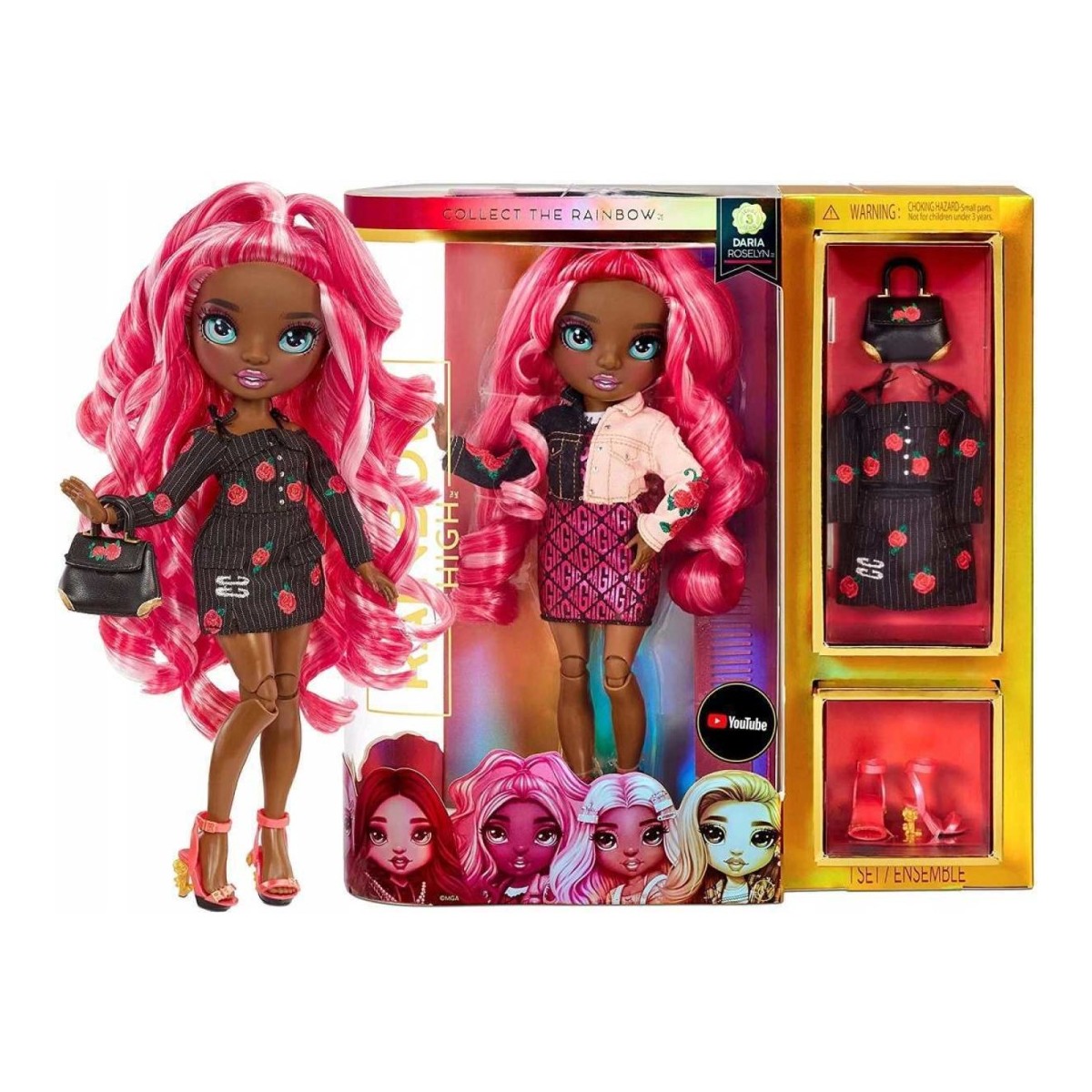 RAINBOW HIGH DARIA ROSELYN CON ACCESSORI