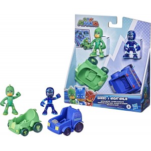 PJ MASKS GEKKO E NINJA CON VEICOLI
