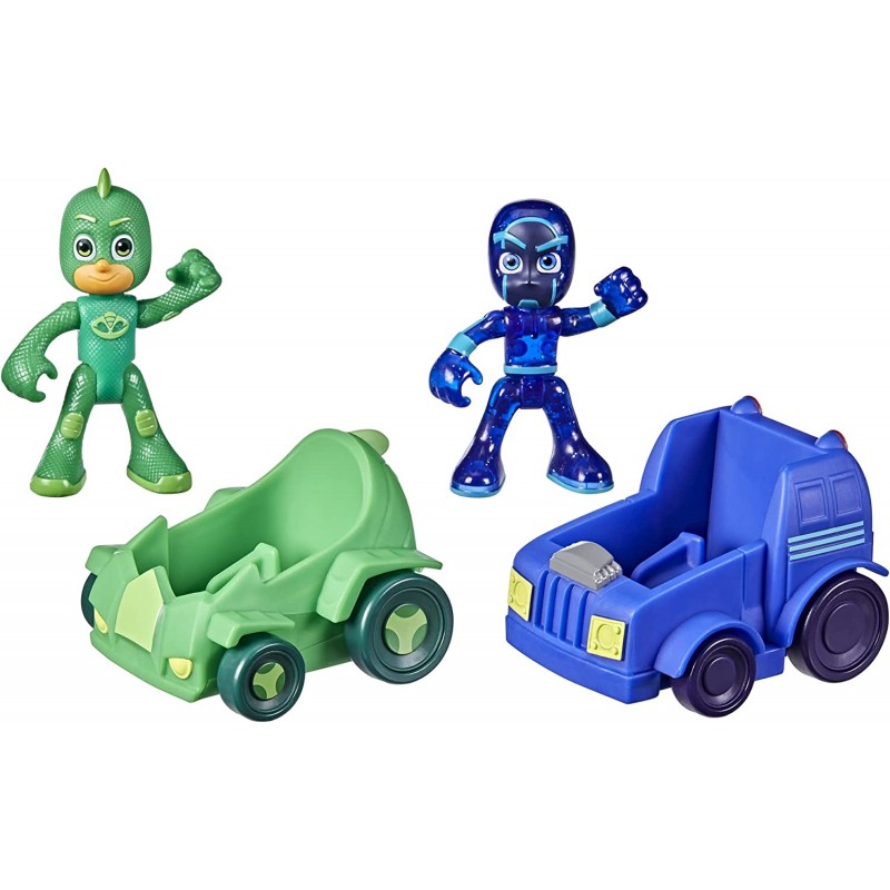 PJ MASKS GEKKO E NINJA CON VEICOLI