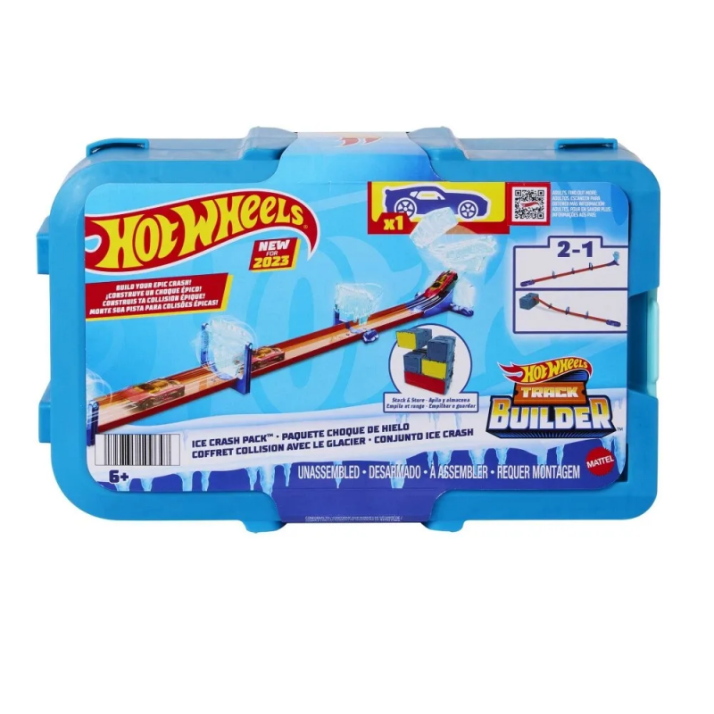 HOT WHEELS TRACK BUILDER ICE CRASH