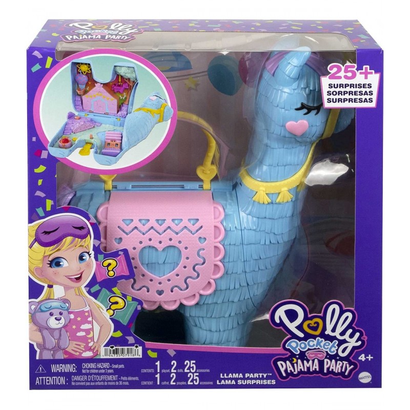 POLLY POCKET LAMA PIGIAMA PARTY HHX74