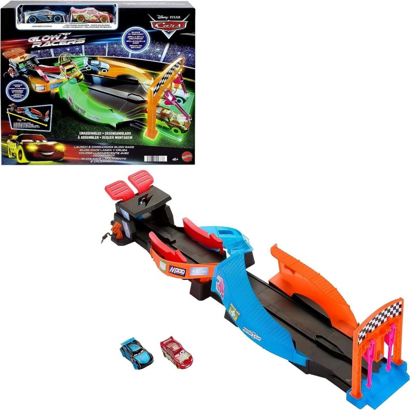 CARS PITA GLOW RACERS CON 2 VEICOLI