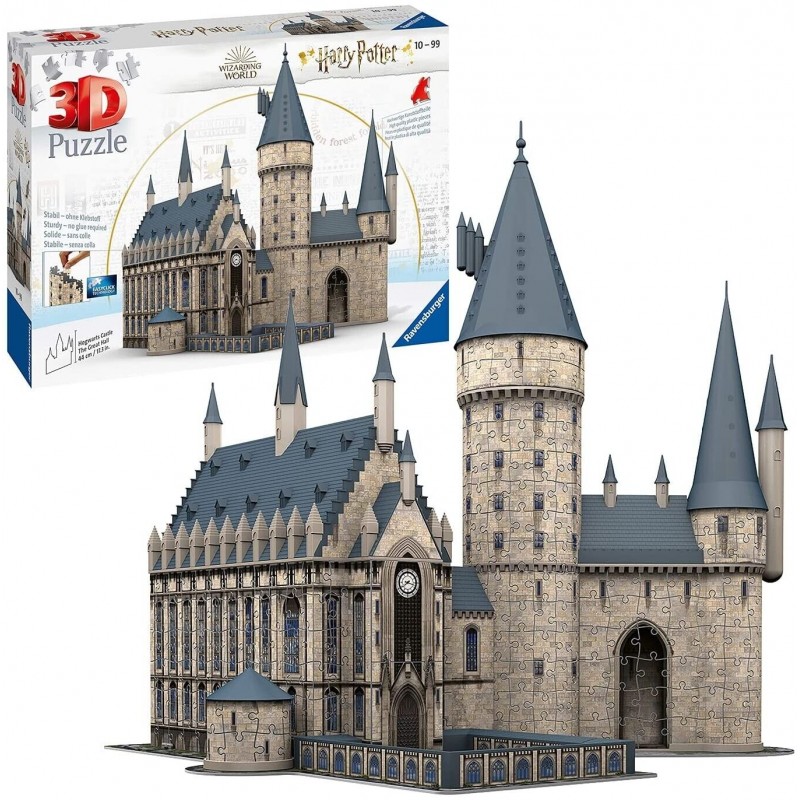 Harry Potter castello - Sala Grande serie maxi puzzle 3d