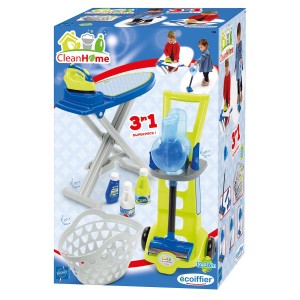 CLEAN HOME SET STIRO PIU' ASPIRAPOLVERE 12/36M.