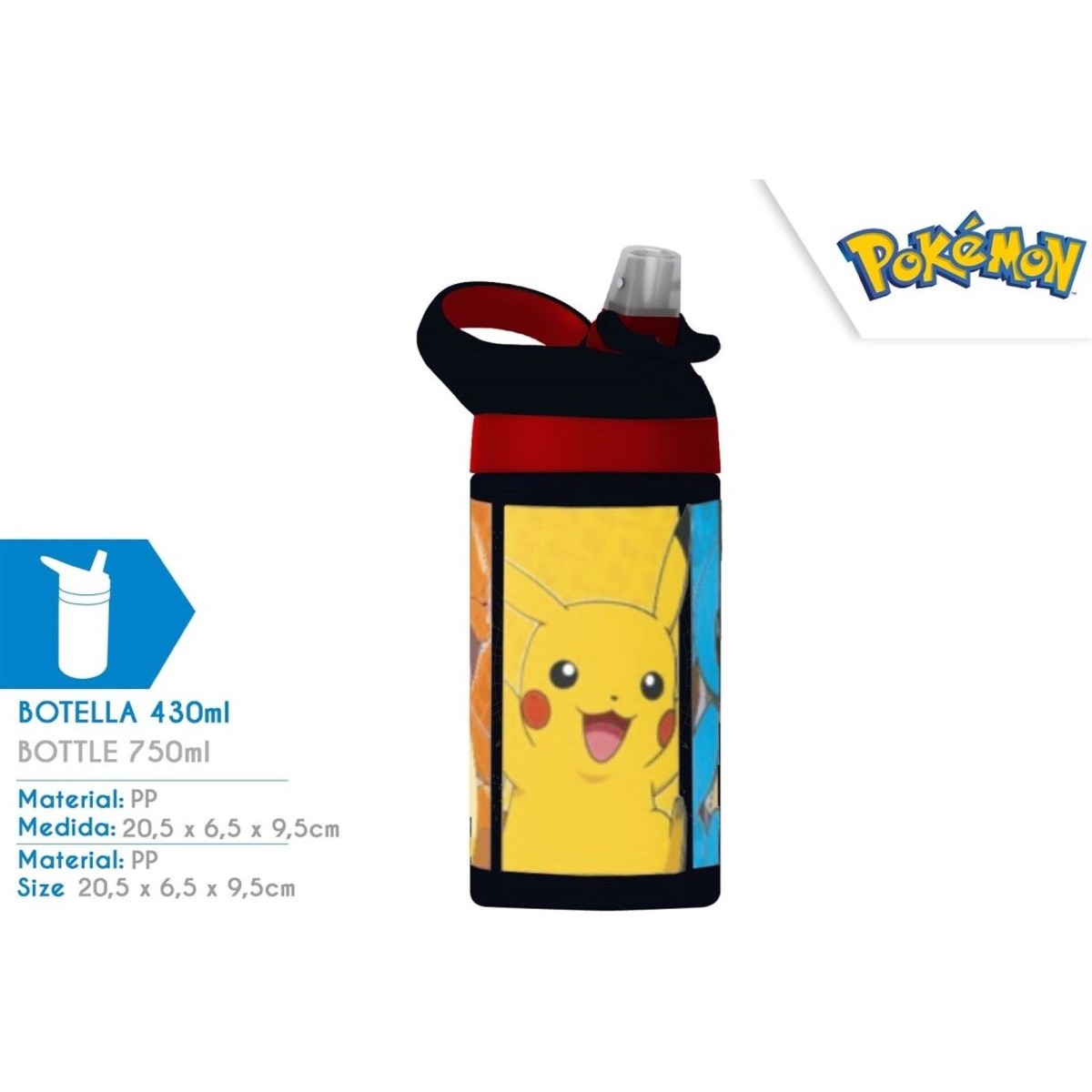 POKèMON BORRACCIA IN PLASTICA