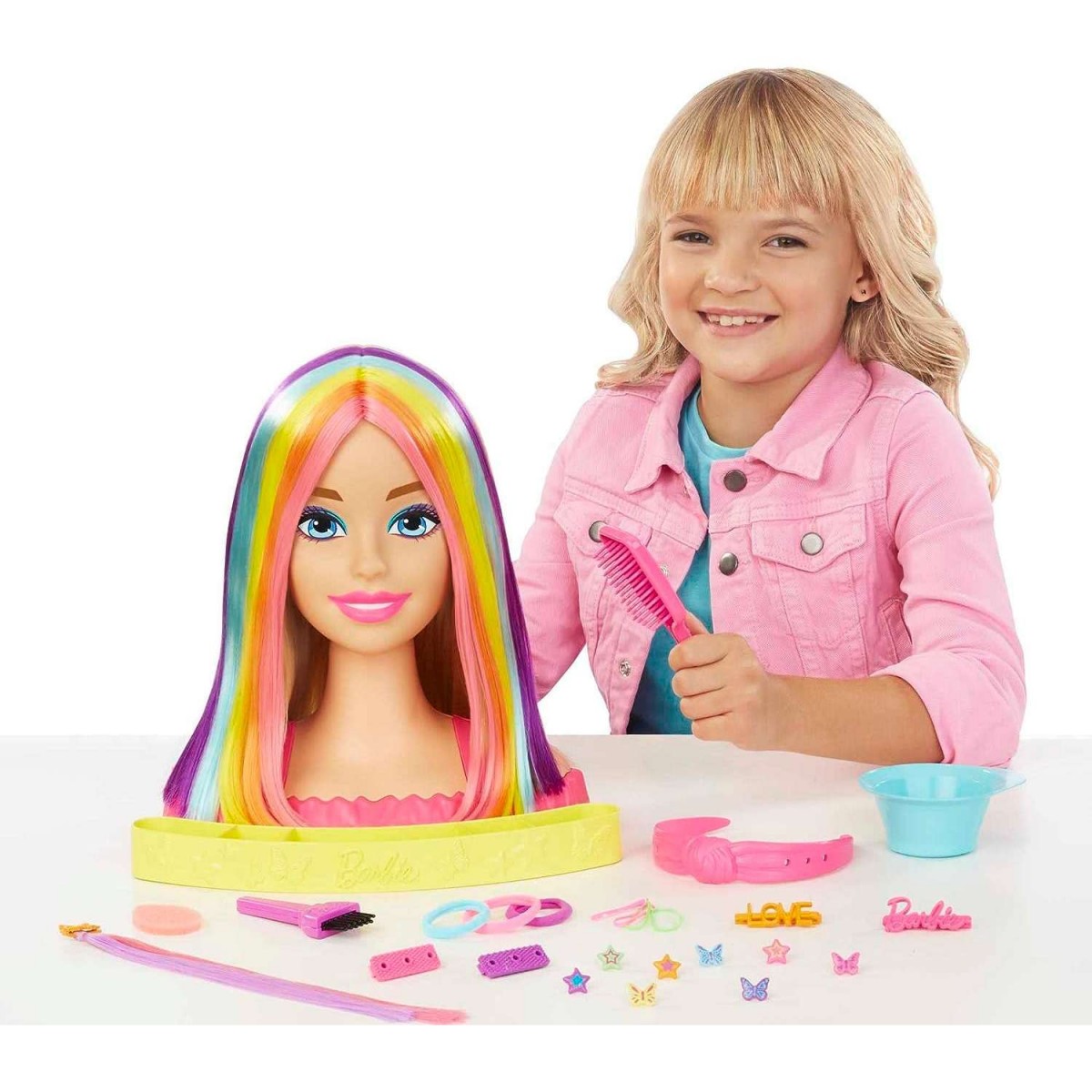 BARBIE STYLING CAPELLI ARCOBALENO HMD78