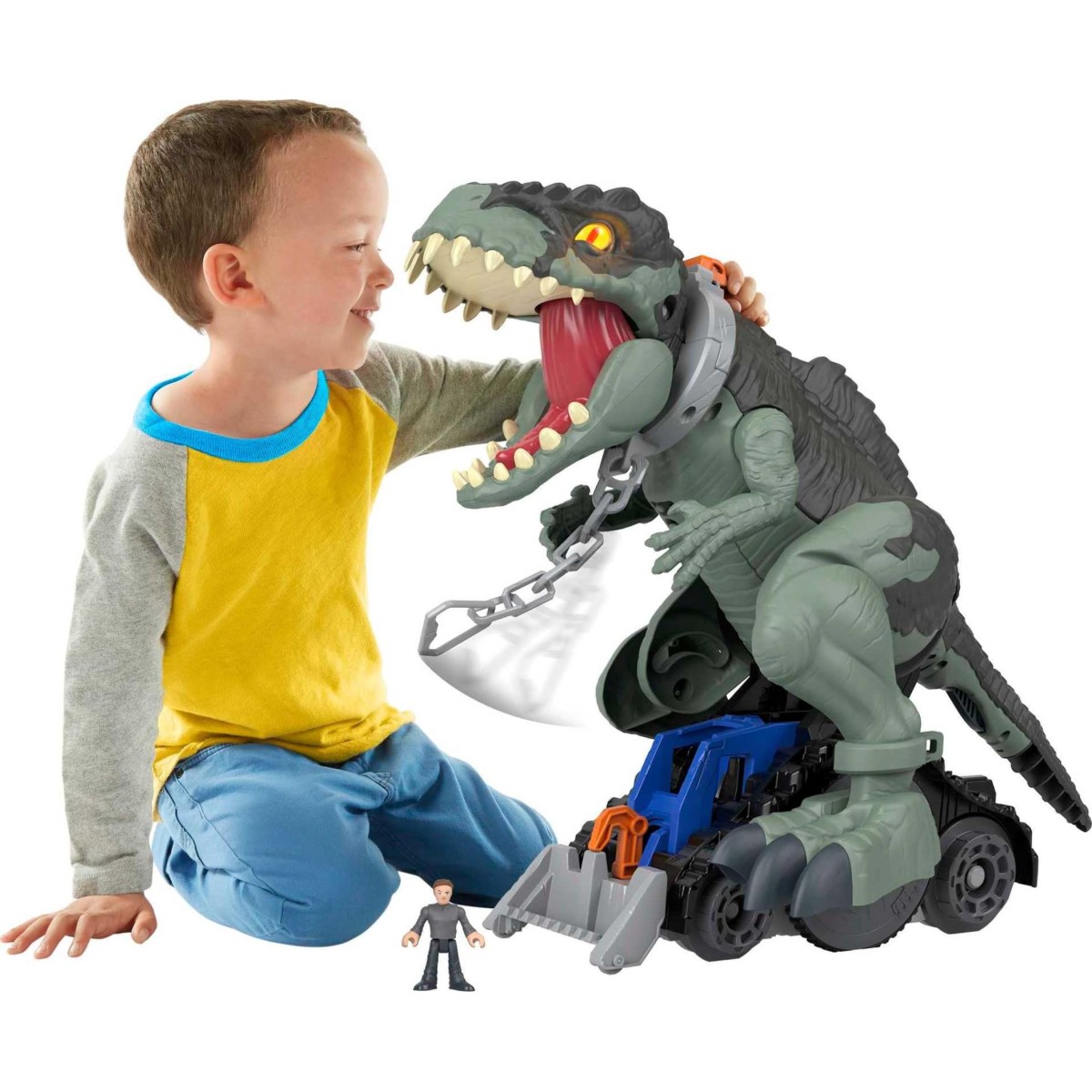 JURASSIC WORLD IMAGINEX DINOSAURO GIGANTW MEAPISADA CON RUGGITO