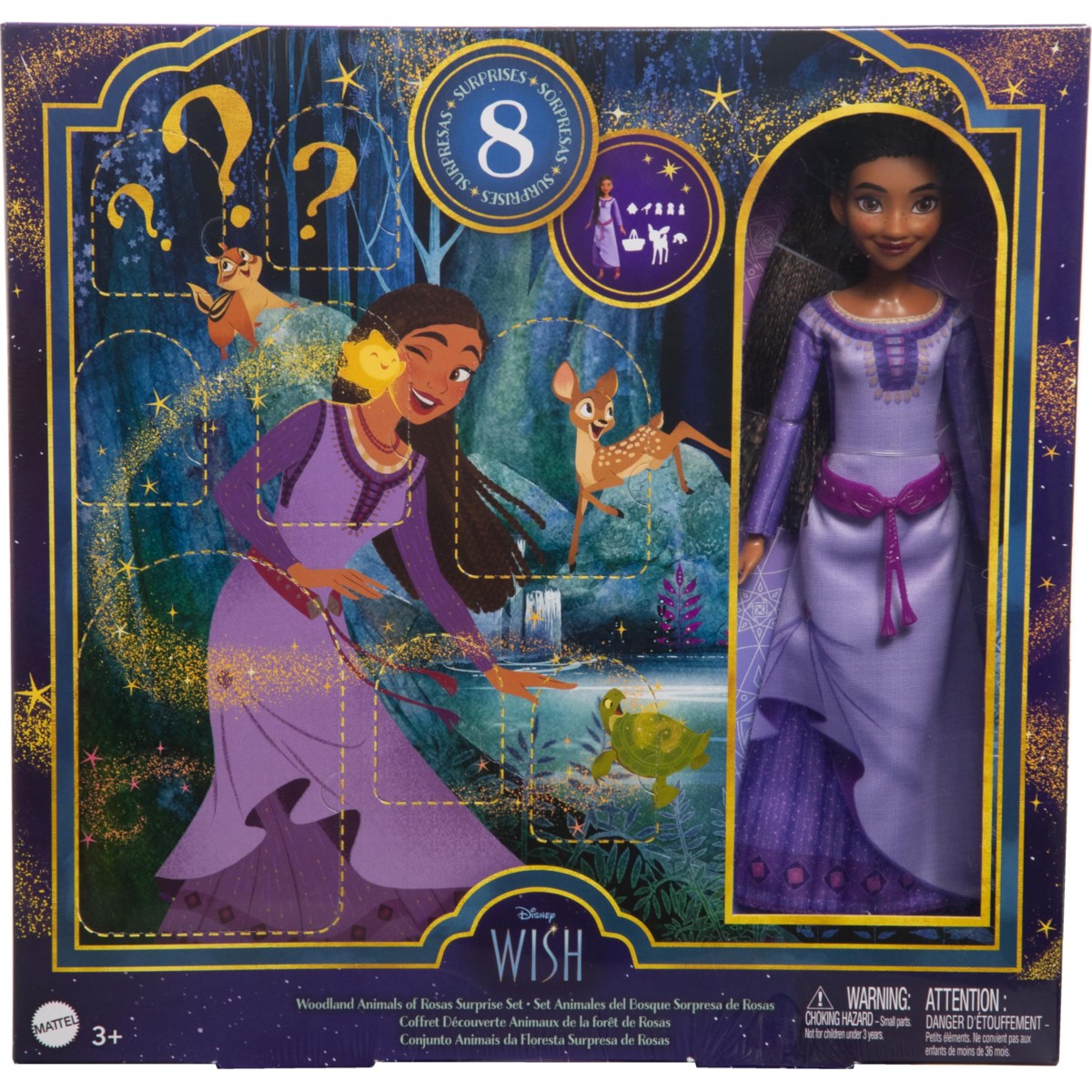 DISNEY WISH ROSA SET ANIMALI DEL BOSCO CON SORPRESE