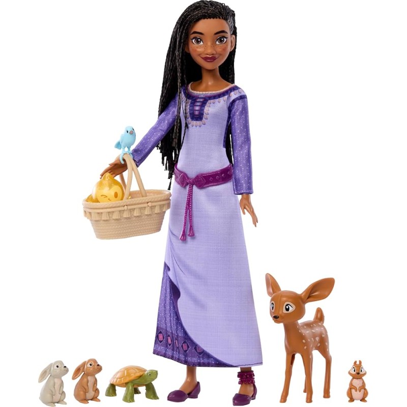 DISNEY WISH ROSA SET ANIMALI DEL BOSCO CON SORPRESE
