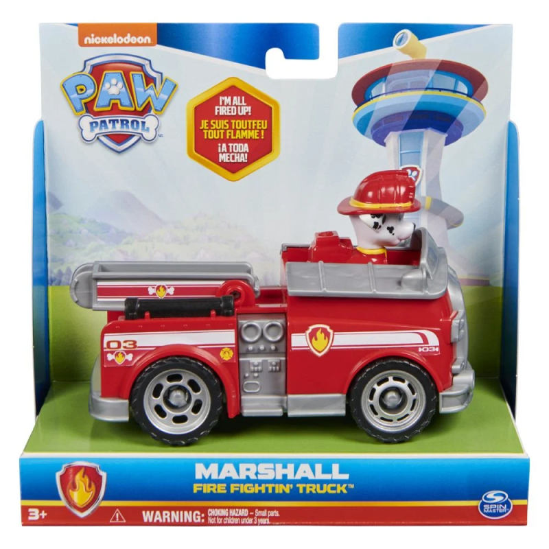 PAW PATROL VEICOLI CON PERSONAGGIO BASIC