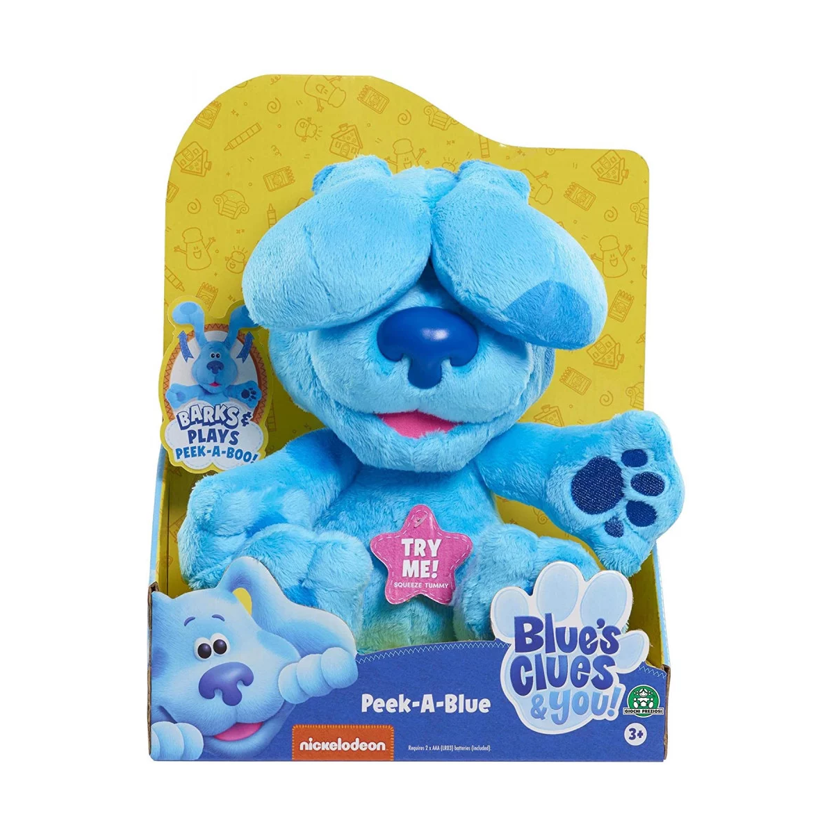 BLUE'S CLUES & YOU PELUCHE CON ORECCHIE IN MOVIMENTO