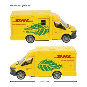 Majorette Grand Series Mercedes-Benz Sprinter DHL, luci e suoni, cm.12,5